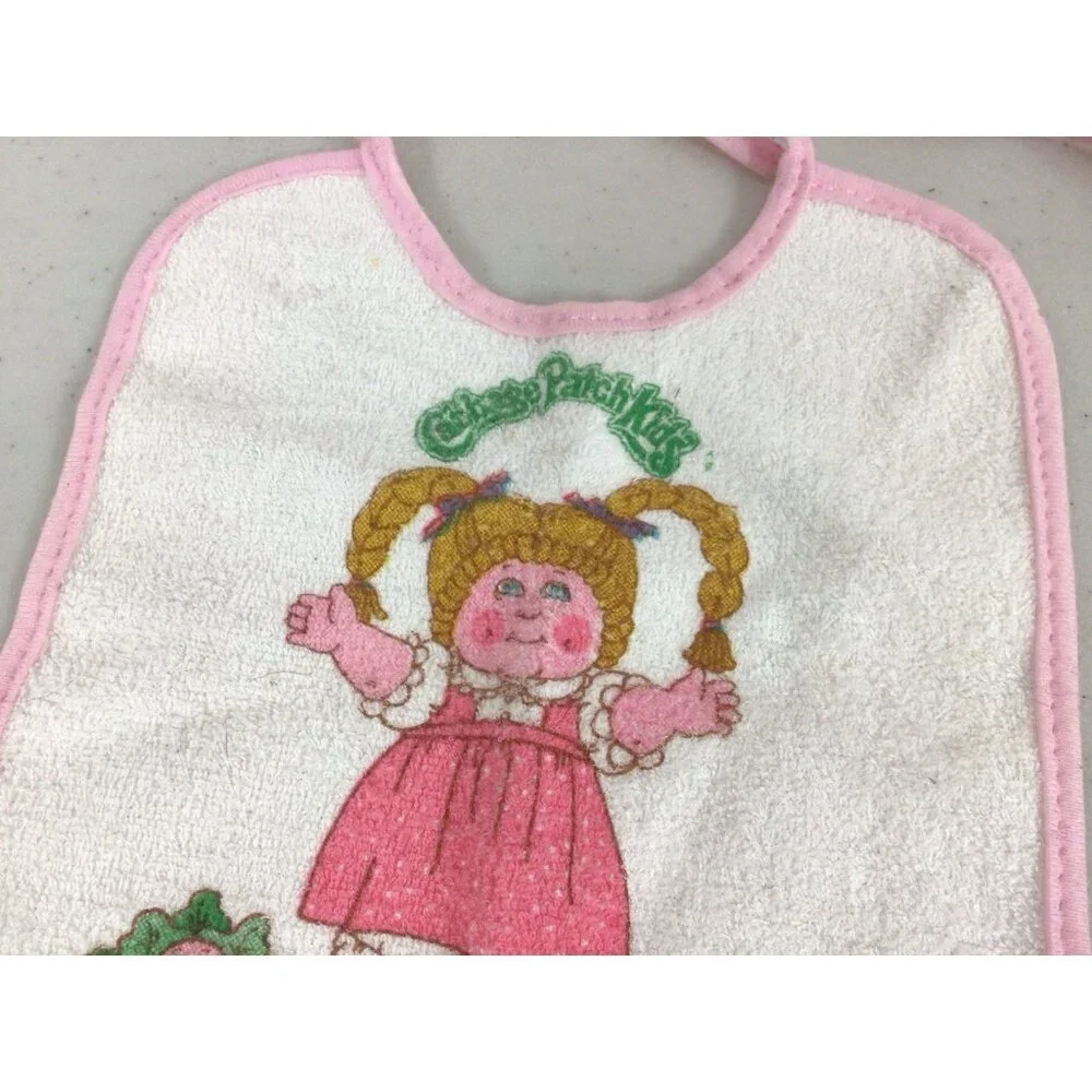 Vintage Cabbage Patch Baby Bib 1983